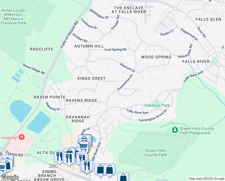 map of restaurants, bars, coffee shops, grocery stores, and more near 10433 Summerton Drive in Raleigh