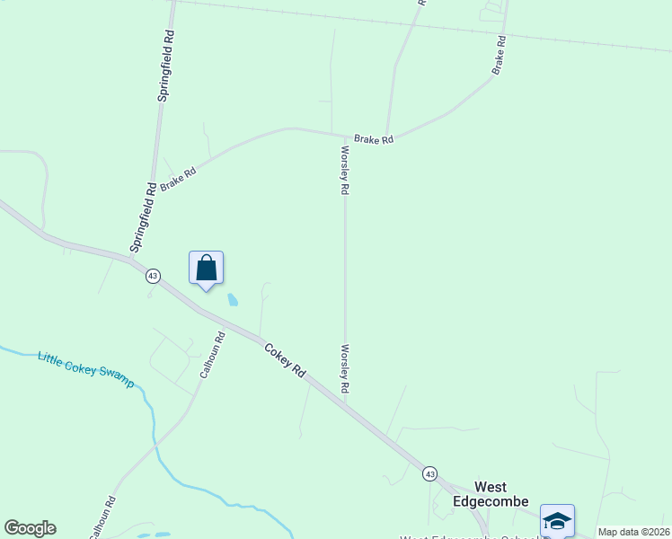 map of restaurants, bars, coffee shops, grocery stores, and more near 408 Worsley Road in Rocky Mount