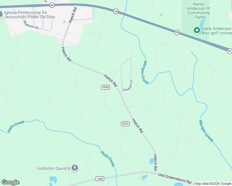 map of restaurants, bars, coffee shops, grocery stores, and more near 540 Hatch Road in Chapel Hill