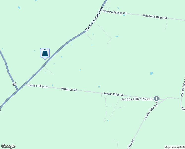 map of restaurants, bars, coffee shops, grocery stores, and more near 5915 Patterson Rd in Smithville