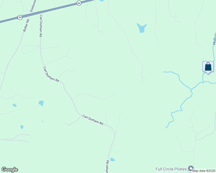 map of restaurants, bars, coffee shops, grocery stores, and more near 2407 Wabash Road in Chapel Hill