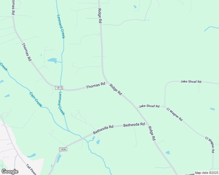 map of restaurants, bars, coffee shops, grocery stores, and more near 4849 Ridge Road in Lexington