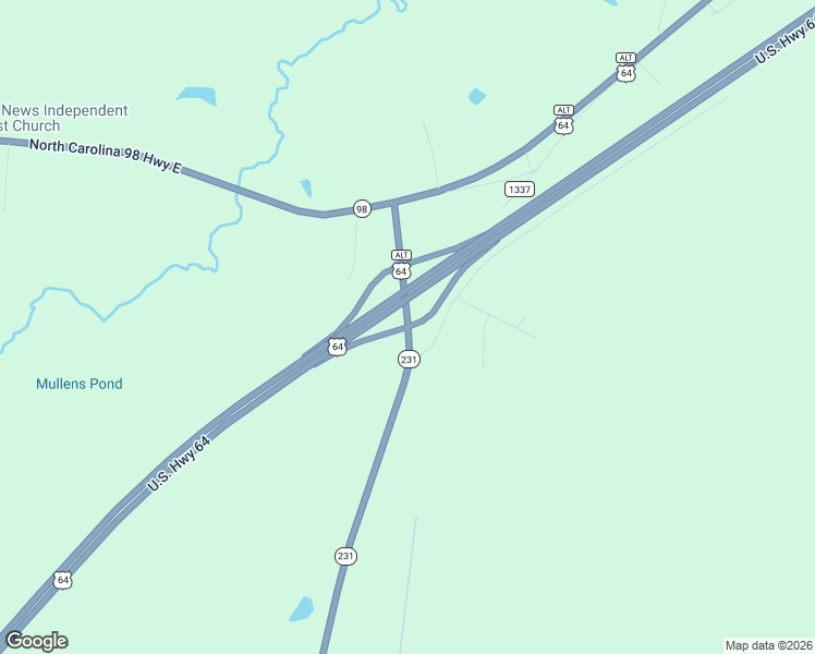 map of restaurants, bars, coffee shops, grocery stores, and more near 501 U.S. 64 Alternate in Spring Hope