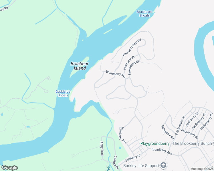 map of restaurants, bars, coffee shops, grocery stores, and more near 107 Pineberry West Road in Oak Ridge