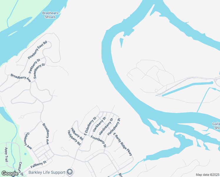 map of restaurants, bars, coffee shops, grocery stores, and more near Gallaher Ferry Road in Kingston