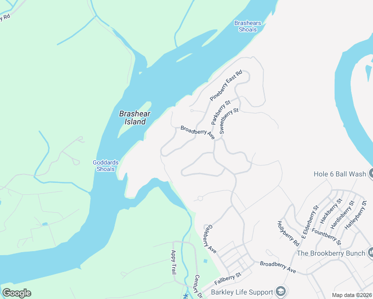 map of restaurants, bars, coffee shops, grocery stores, and more near 107 Pineberry West Road in Oak Ridge