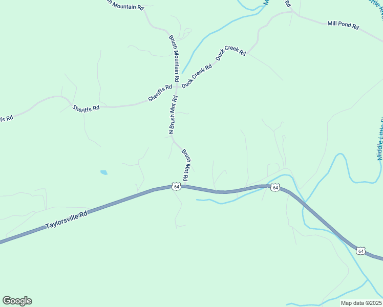 map of restaurants, bars, coffee shops, grocery stores, and more near 1048 Brush Mountain Road in Lenoir