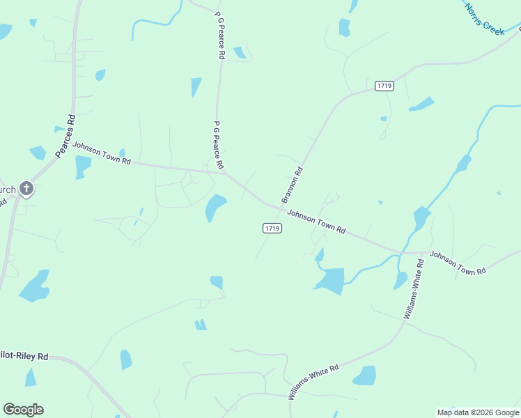 map of restaurants, bars, coffee shops, grocery stores, and more near 1056 Johnson Town Road in Zebulon