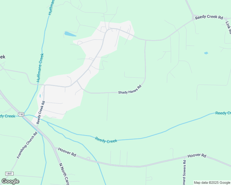 map of restaurants, bars, coffee shops, grocery stores, and more near Shady Hanes Road in Lexington