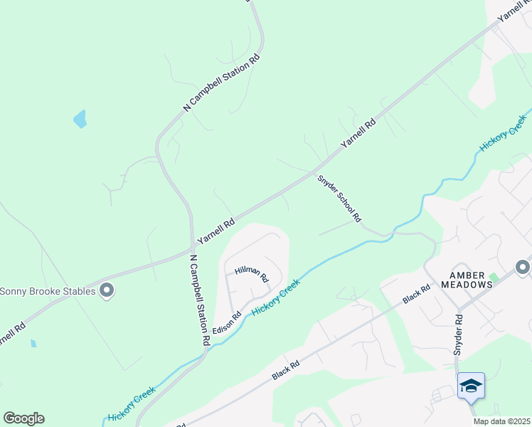 map of restaurants, bars, coffee shops, grocery stores, and more near 11701 Yarnell Road in Knoxville