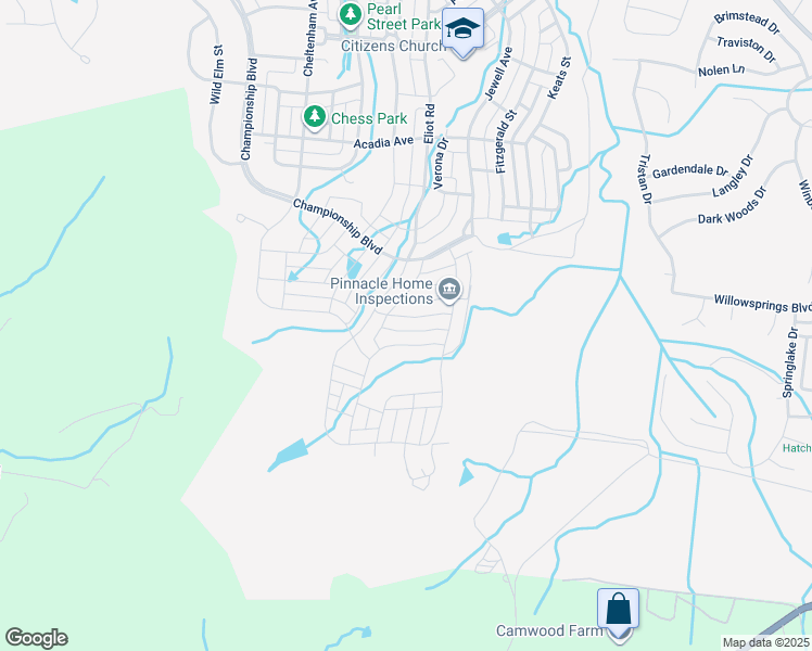 map of restaurants, bars, coffee shops, grocery stores, and more near 1085 Beckwith Street in Franklin