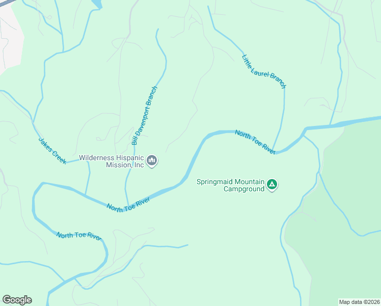 map of restaurants, bars, coffee shops, grocery stores, and more near 1057 Vaughn Road in Spruce Pine