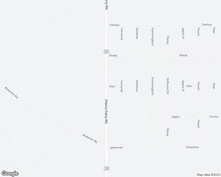 map of restaurants, bars, coffee shops, grocery stores, and more near 27250 Pierce Ferry Road in Meadview