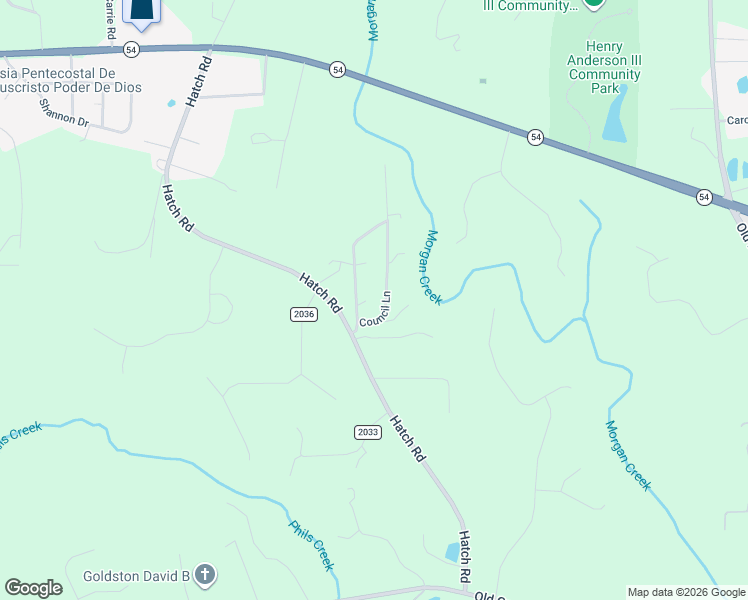 map of restaurants, bars, coffee shops, grocery stores, and more near 614 Council Lane in Chapel Hill