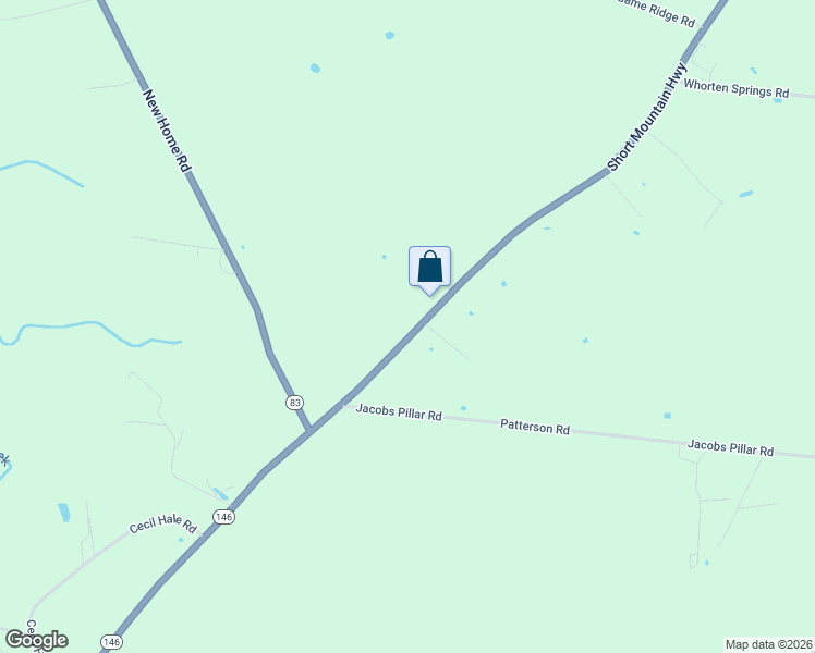 map of restaurants, bars, coffee shops, grocery stores, and more near 3854 Short Mountain Highway in Smithville