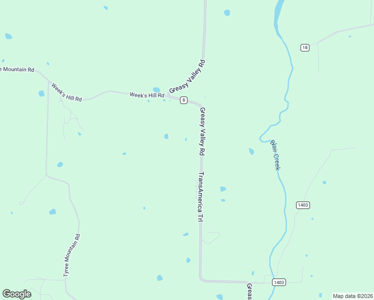 map of restaurants, bars, coffee shops, grocery stores, and more near 13791 Greasy Valley Road in Prairie Grove