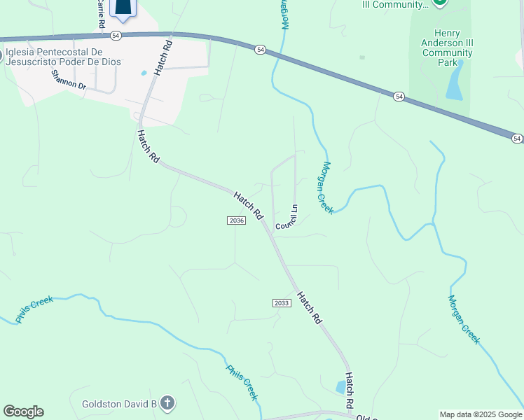 map of restaurants, bars, coffee shops, grocery stores, and more near 619 Hatch Road in Chapel Hill