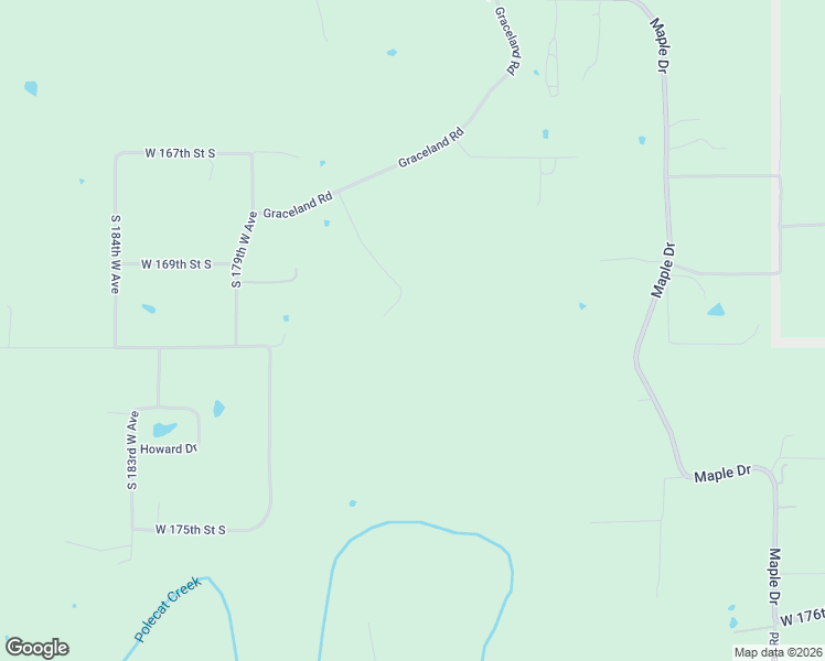 map of restaurants, bars, coffee shops, grocery stores, and more near 17021 South 176th West Avenue in Kellyville