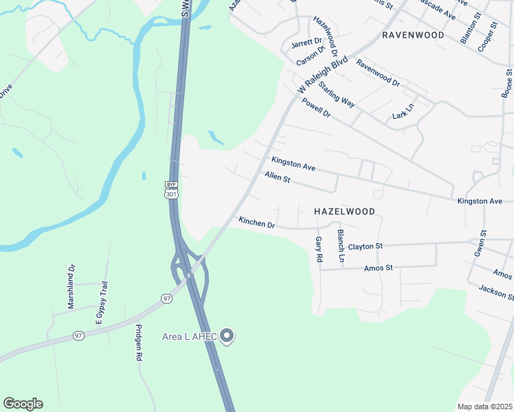 map of restaurants, bars, coffee shops, grocery stores, and more near 113 Broom Straw Court in Rocky Mount