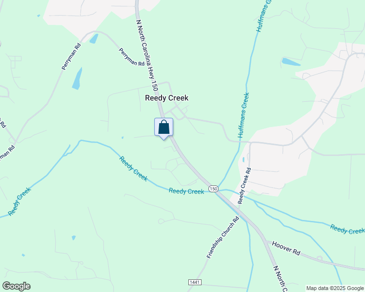 map of restaurants, bars, coffee shops, grocery stores, and more near 5267 North North Carolina Highway 150 in Lexington