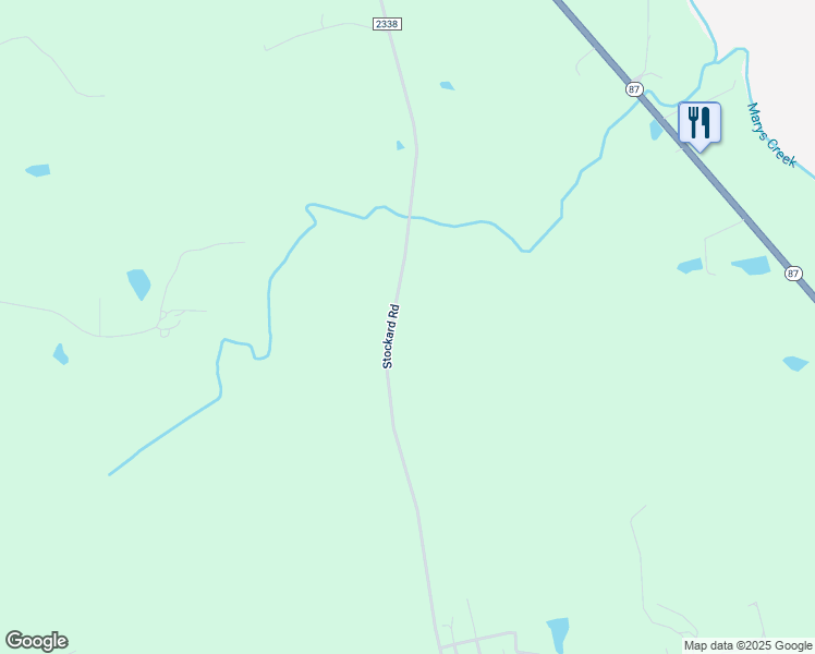 map of restaurants, bars, coffee shops, grocery stores, and more near 6466 Stockard Road in Graham