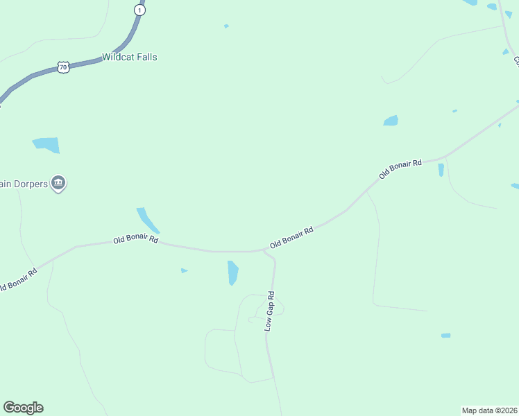 map of restaurants, bars, coffee shops, grocery stores, and more near 2025 Old Bonair Road in Sparta