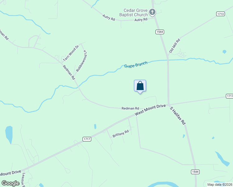 map of restaurants, bars, coffee shops, grocery stores, and more near 6349 Redman Road in Rocky Mount
