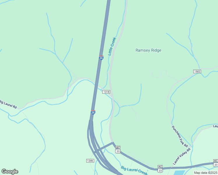 map of restaurants, bars, coffee shops, grocery stores, and more near 11811 U.S. 23 in Mars Hill