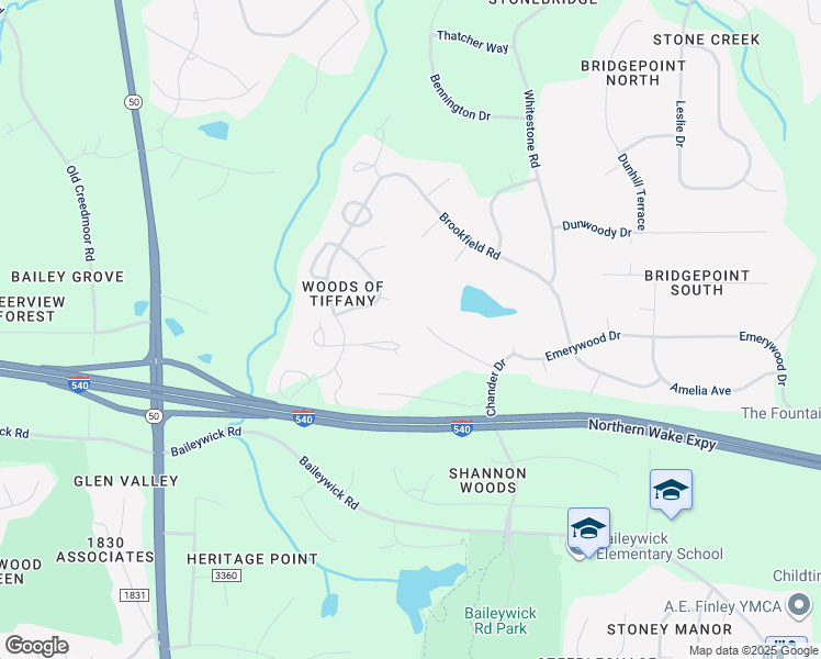 map of restaurants, bars, coffee shops, grocery stores, and more near 725 Lanham Place in Raleigh