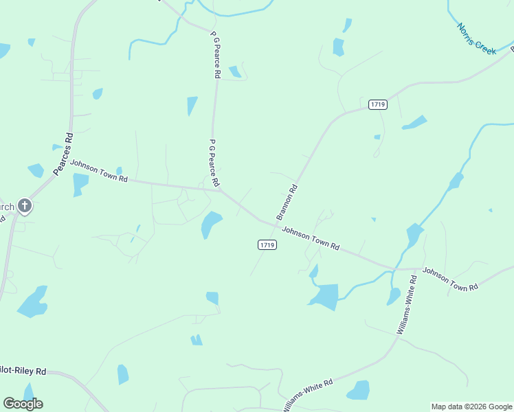 map of restaurants, bars, coffee shops, grocery stores, and more near 1056 Johnson Town Road in Zebulon