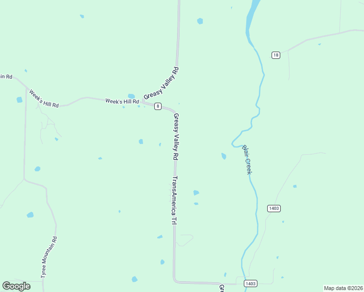 map of restaurants, bars, coffee shops, grocery stores, and more near 13878 Greasy Valley Road in Prairie Grove