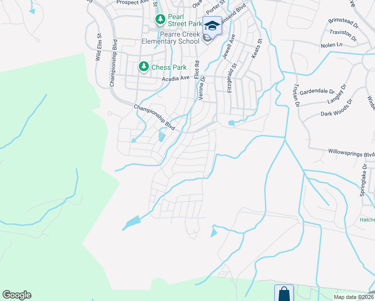 map of restaurants, bars, coffee shops, grocery stores, and more near 2079 Erwin Street in Franklin