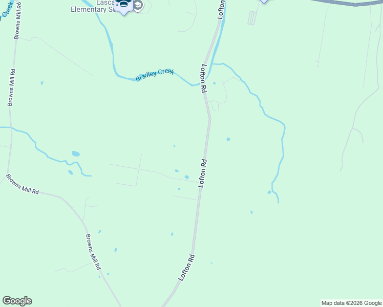 map of restaurants, bars, coffee shops, grocery stores, and more near 6271 Lofton Road in Lascassas