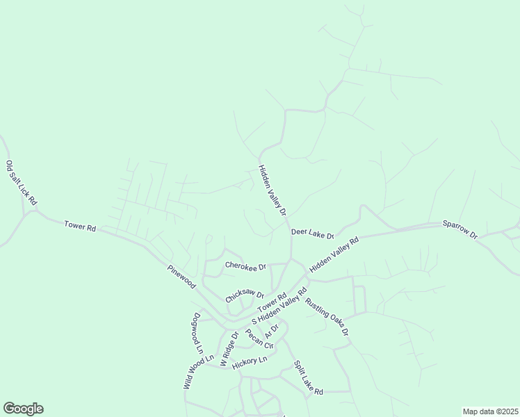 map of restaurants, bars, coffee shops, grocery stores, and more near Ute Court in Nunnelly