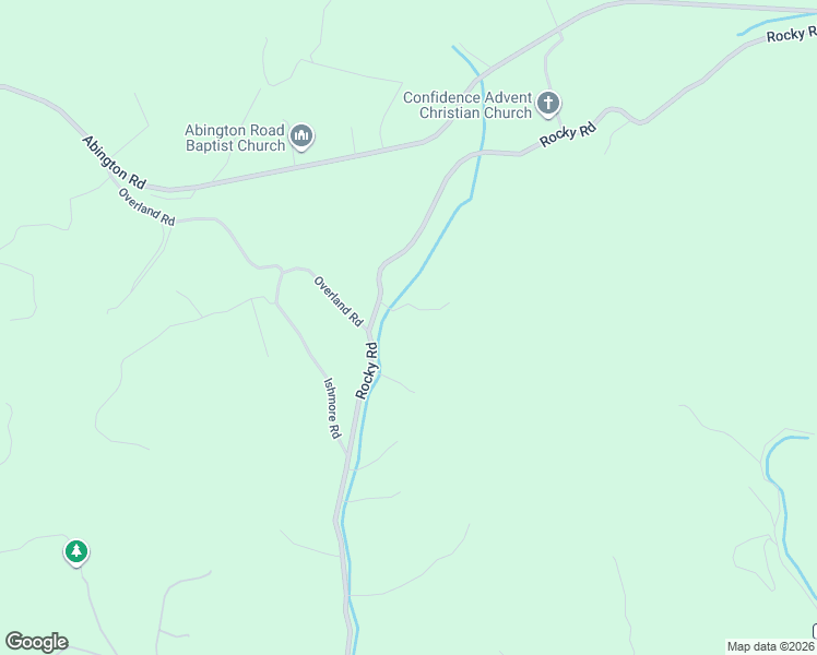 map of restaurants, bars, coffee shops, grocery stores, and more near 4386 Rocky Road in Lenoir