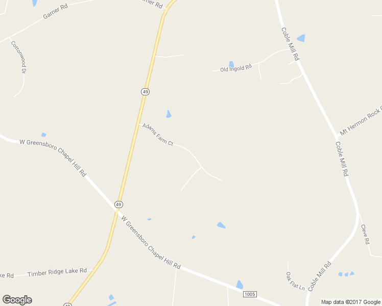 map of restaurants, bars, coffee shops, grocery stores, and more near 2473 Adams Farm Court in Snow Camp