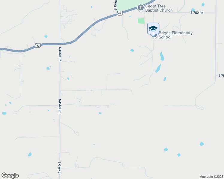 map of restaurants, bars, coffee shops, grocery stores, and more near 23317 East 758 Road in Tahlequah