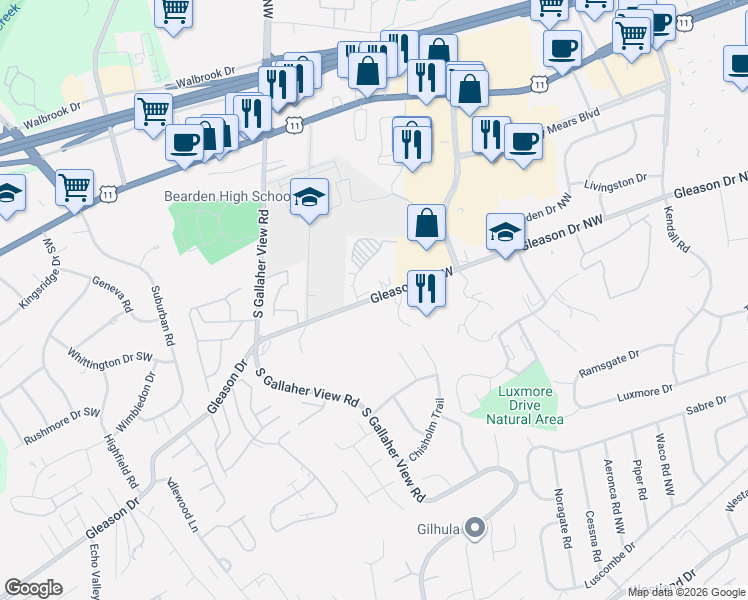 map of restaurants, bars, coffee shops, grocery stores, and more near 409 Montbrook Lane in Knoxville