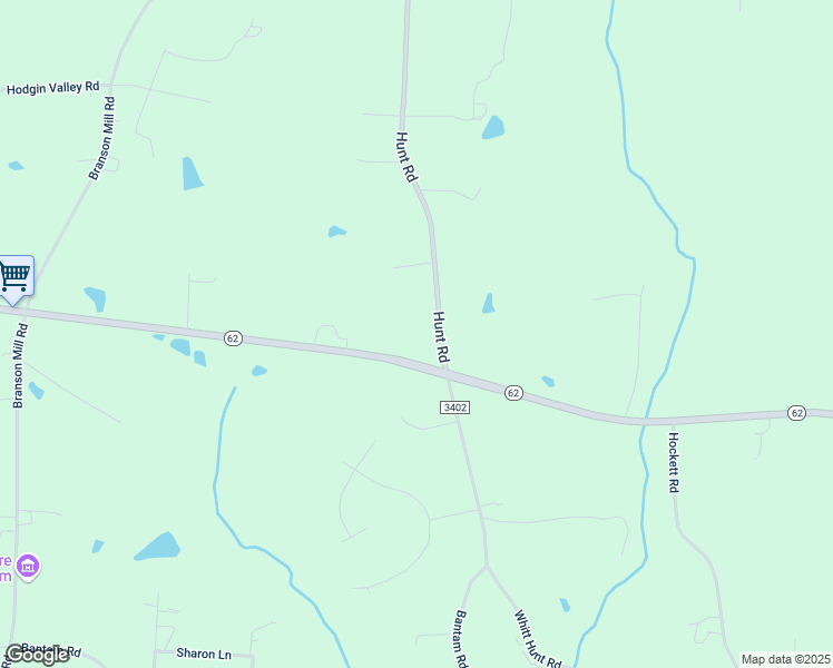 map of restaurants, bars, coffee shops, grocery stores, and more near 6640 Hunt Road in Pleasant Garden
