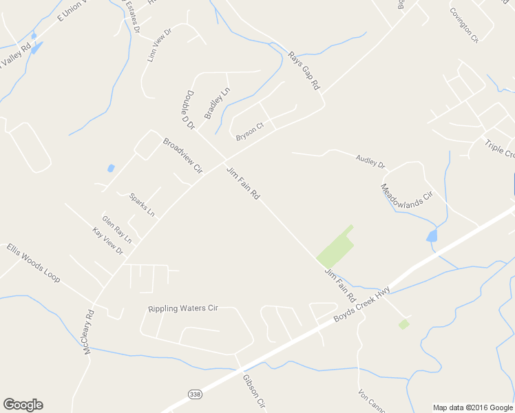 map of restaurants, bars, coffee shops, grocery stores, and more near 1339 Jim Fain Road in Sevierville