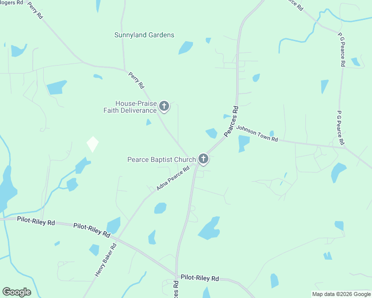 map of restaurants, bars, coffee shops, grocery stores, and more near 1089 Perry Road in Zebulon