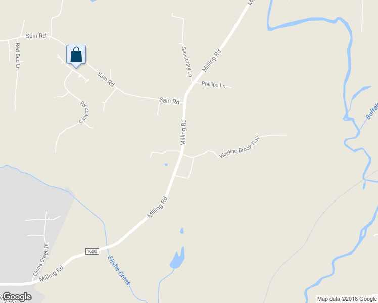 map of restaurants, bars, coffee shops, grocery stores, and more near 184 Phillips Lane in Mocksville