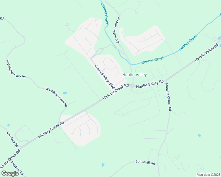 map of restaurants, bars, coffee shops, grocery stores, and more near 12354 Conner Springs Lane in Knoxville