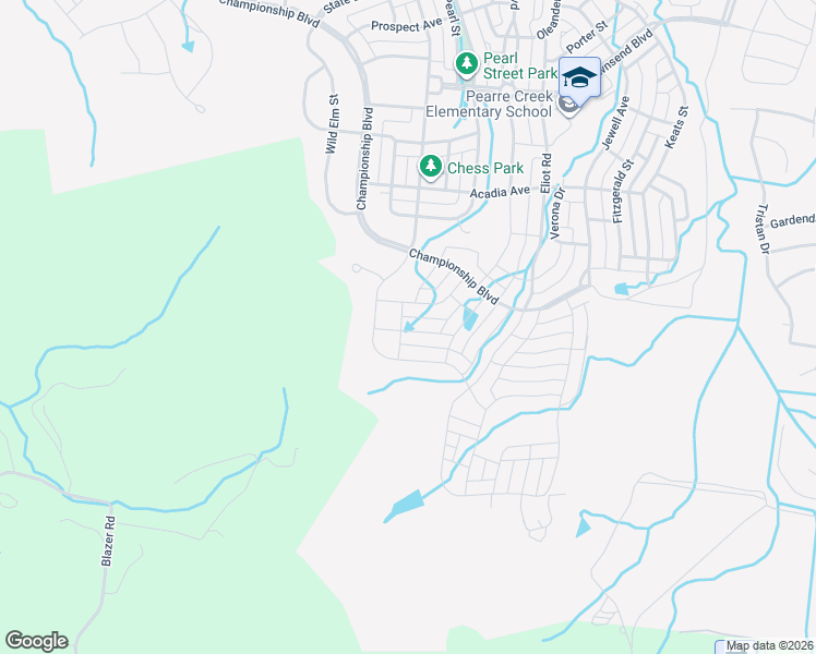 map of restaurants, bars, coffee shops, grocery stores, and more near 1056 Calico Street in Franklin