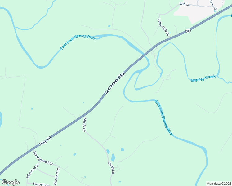 map of restaurants, bars, coffee shops, grocery stores, and more near 4428 Lascassas Pike in Murfreesboro