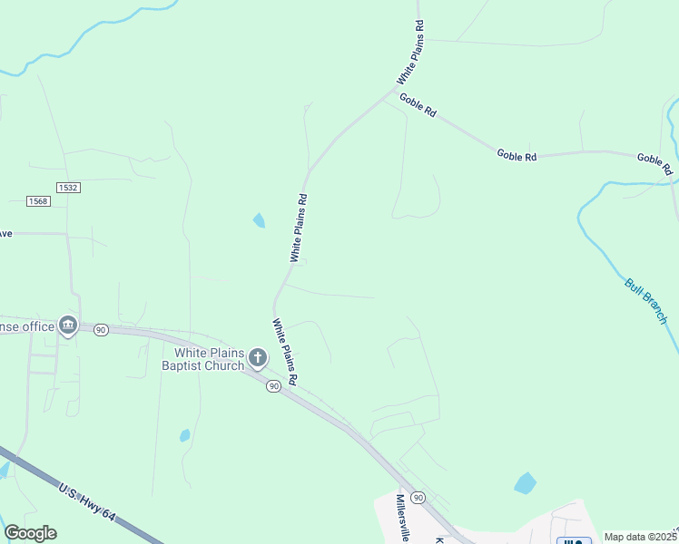 map of restaurants, bars, coffee shops, grocery stores, and more near White Plains Road in Taylorsville