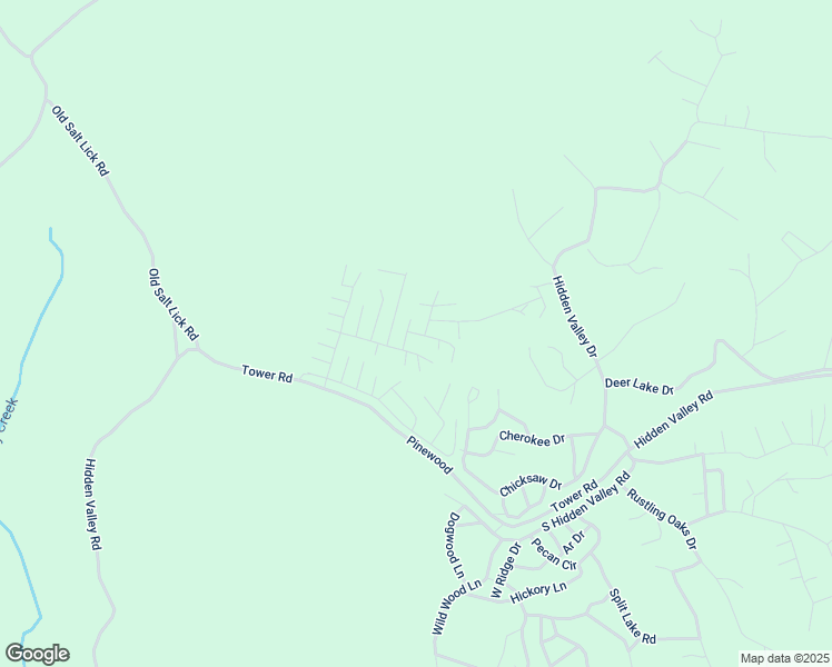map of restaurants, bars, coffee shops, grocery stores, and more near Treetop Drive in Nunnelly
