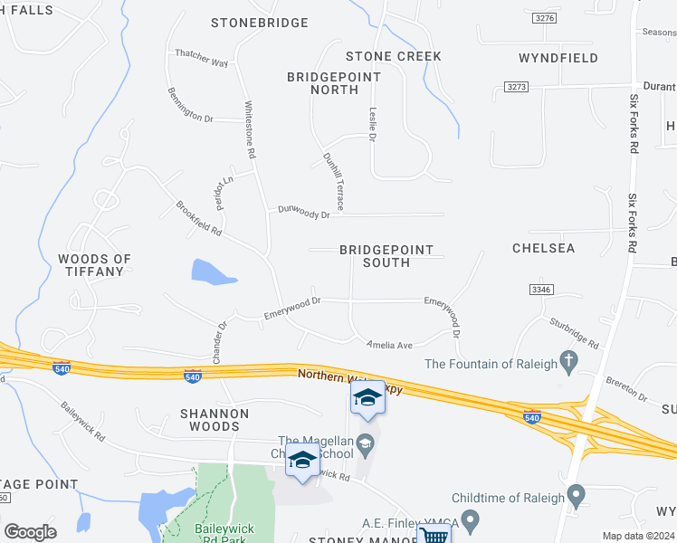 map of restaurants, bars, coffee shops, grocery stores, and more near 609 Amelia Avenue in Raleigh