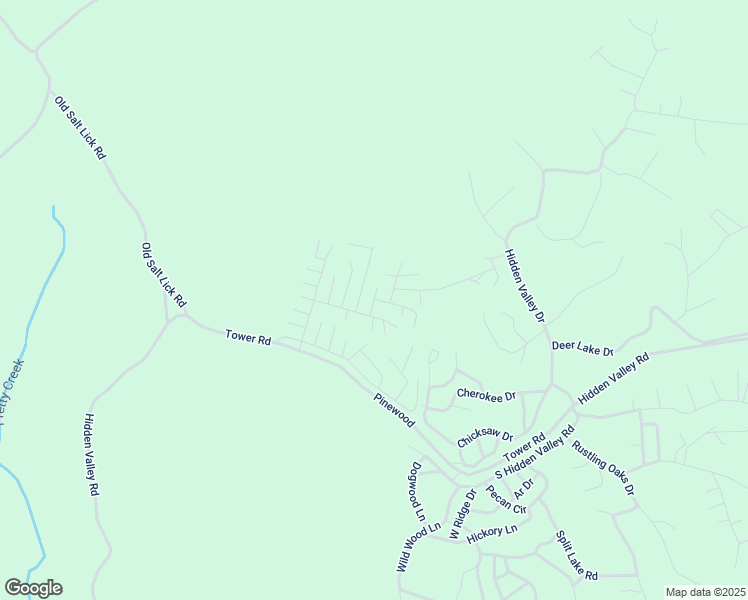 map of restaurants, bars, coffee shops, grocery stores, and more near Treetop Drive in Hickman County