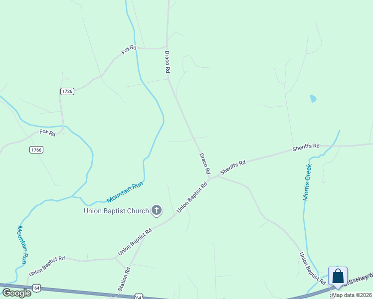 map of restaurants, bars, coffee shops, grocery stores, and more near 1041 Draco Road in Lenoir